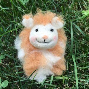 Handmade, Hamster, needle felted